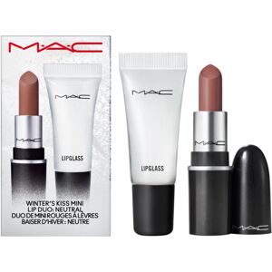 MAC Cosmetics Holiday Winter's Kiss Mini Lip Duo ajándékszett Neutral árnyalat