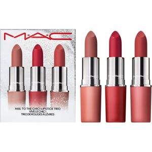MAC Cosmetics Holiday Hail To The Chic! Lipstick Trio ajándékszett (az ajkakra)