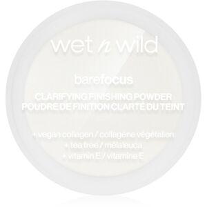 Wet n Wild Bare Focus Clarifying Finishing Powder mattító púder árnyalat Translucent 7,8 g