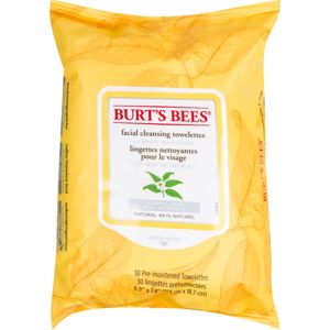 Burt’s Bees White Tea nedves tisztító törlőkendők 30 db