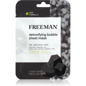 Freeman Essentials Charcoal & Green Tea Méregtelenítő arcmaszk zsíros bőrre 28 ml