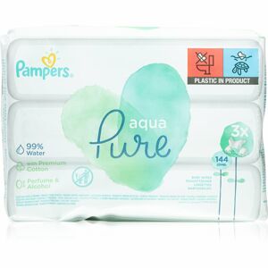 Pampers Aqua Pure nedves törlőkendő gyerekeknek 3x48 db