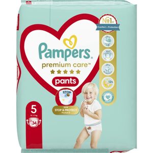 Pampers Premium Care Pants Junior Size 5 eldobható nadrágpelenkák 12-17 kg 34 db