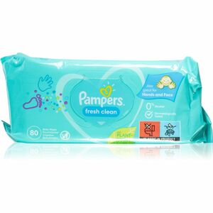 Pampers Fresh Clean XXL nedves törlőkendő gyerekeknek az érzékeny bőrre 80 db