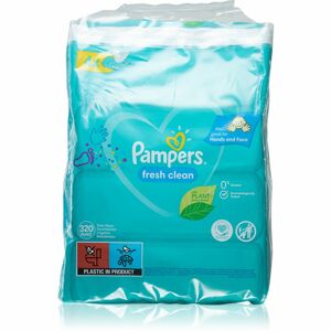 Pampers Fresh Clean XXL nedves törlőkendő gyerekeknek az érzékeny bőrre 4x80 db