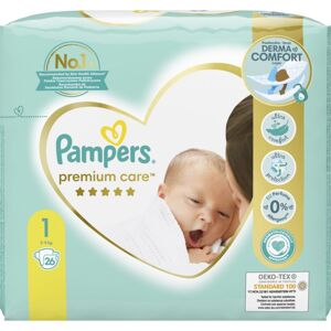 Pampers Premium Care Newborn Size 1 eldobható pelenkák 2-5 kg 26 db