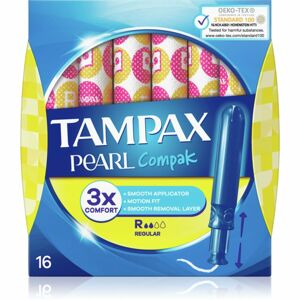 Tampax Compak Pearl Regular tamponok applikátorral 16 db