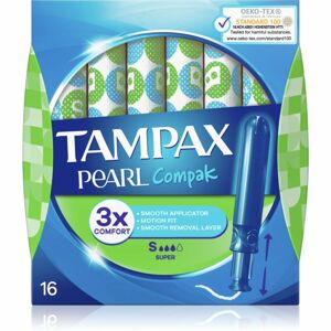 Tampax Compak Pearl Super tamponok applikátorral 16 db