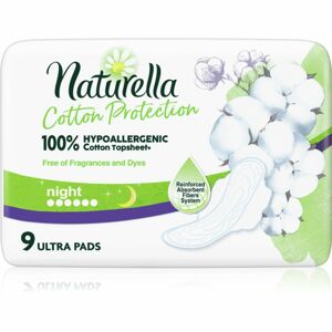 Naturella Cotton Protection Ultra Night egészségügyi betétek 9 db