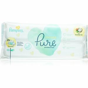 Pampers Pure Protection Coconut finom nedves törlőkendők gyermekeknek az érzékeny bőrre 2x42 db