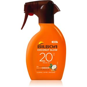 Bilboa Coconut Glow napozó spray SPF 20 200 ml
