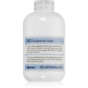 Davines SU Hair&Body Wash tusfürdő gél és sampon 2 in 1 250 ml
