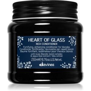Davines Heart of Glass Rich Conditioner erősítő kondicionáló szőke hajra 250 ml