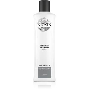 Nioxin System 1 Cleanser Shampoo tisztító sampon vékonyszálú és normál hajra 300 ml