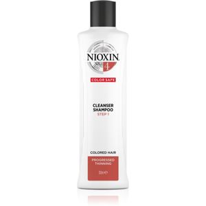 Nioxin System 4 Color Safe finom állagú sampon a festett és károsult hajra 300 ml