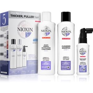 Nioxin System 5 Color Safe Chemically Treated Hair Light Thinning szett (vegyileg kezelt finom, normál vagy erős szálú haj enyhe ritkulása ellen) unis