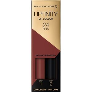 Max Factor Lipfinity Lip Colour hosszan tartó rúzs balzsammal árnyalat 191 Stay Bronzed 4,2 g