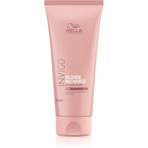Wella Professionals Invigo Blonde Recharge hajszínélénkítő kondicionáló szőke hajra árnyalat Cool 200 ml