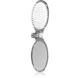 Janeke Chromium Line Folding Hair-Brush with Mirror fésű tükörrel 9,5 x 5,5 x 3,5 cm