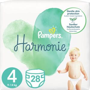 Pampers Harmonie Value Pack Size 4 eldobható pelenkák 9 – 14 kg 28 db
