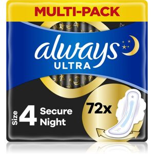 Always Ultra Secure Night egészségügyi betétek 72 db
