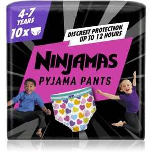 Pampers Ninjamas Pyjama Pants 17-30 kg Hearts 10 db