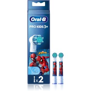 Oral B PRO Kids 3+ csere fejek a fogkeféhez gyermekeknek Spiderman 2 db