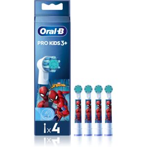 Oral B PRO Kids 3+ csere fejek a fogkeféhez gyermekeknek Spiderman 4 db