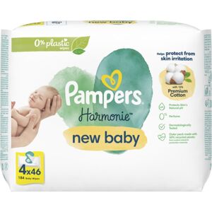 Pampers Harmonie New Baby nedves törlőkendő gyerekeknek 4x46 db