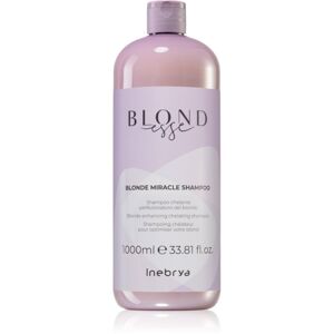 Inebrya BLONDesse Blonde Miracle Shampoo Tisztító méregtelenítő sampon szőke hajra 1000 ml