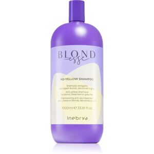 Inebrya BLONDesse No-Yellow Shampoo sampon a sárga tónusok neutralizálására szőke és ősz hajra 1000 ml