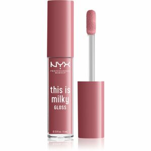 NYX Professional Makeup This is Milky Gloss hidratáló ajakfény árnyalat 02 - Cherry skimmed 4 ml