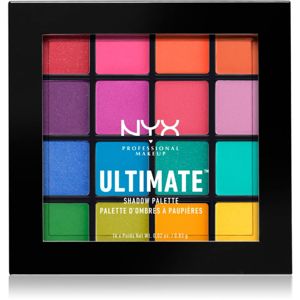 NYX Professional Makeup Ultimate Shadow Palette szemhéjfesték paletta árnyalat 04 Brights 16 x 0.83 g