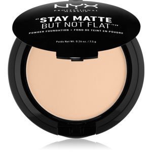 NYX Professional Makeup Stay Matte But Not Flat púderes make-up matt hatással