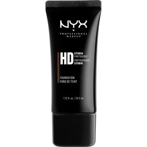 NYX Professional Makeup HD Studio folyékony make-up árnyalat 114 Deep Espresso 33.3 ml