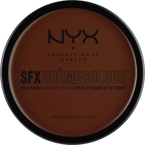 NYX Professional Makeup SFX Creme Colour™ make-up arcra és testre árnyalat 08 Brown 6 g
