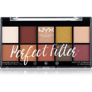 NYX Professional Makeup Perfect Filter Shadow Palette szemhéjfesték paletta