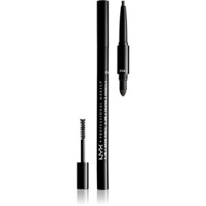NYX Professional Makeup 3-In-1 Brow Pencil szemöldökformázó ceruza