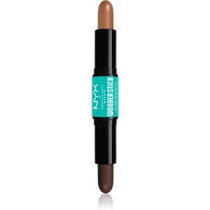 NYX Professional Makeup Wonder Stick Dual Face Lift dupla végű kontur ceruza árnyalat 07 Deep 2x4 g