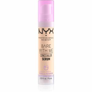 NYX Professional Makeup Bare With Me Concealer Serum hidratáló korrektor 2 az 1-ben árnyalat 01 - Fair 9,6 ml