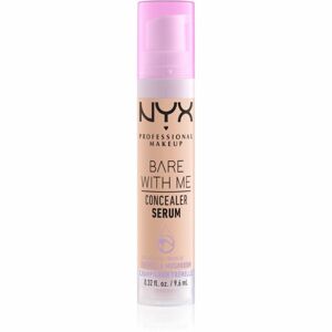 NYX Professional Makeup Bare With Me Concealer Serum hidratáló korrektor 2 az 1-ben árnyalat 02 Light 9,6 ml