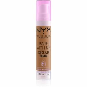 NYX Professional Makeup Bare With Me Concealer Serum hidratáló korrektor 2 az 1-ben árnyalat 09 Deep Golden 9,6 ml