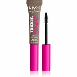 NYX Professional Makeup Thick it Stick It Brow Mascara szemöldök és szempillaspirál árnyalat 01 Taupe 7 ml