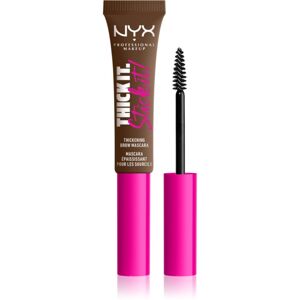 NYX Professional Makeup Thick it Stick It Brow Mascara szemöldök és szempillaspirál árnyalat 06 Brunette 7 ml