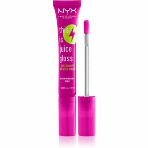 NYX Professional Makeup This Is Juice Gloss hidratáló ajakfény árnyalat 03 - Strawberry Flex 10 ml