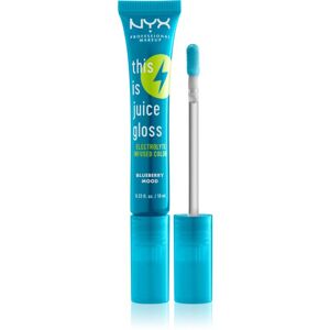 NYX Professional Makeup This Is Juice Gloss hidratáló ajakfény árnyalat 07 - Blueberry Mood 10 ml