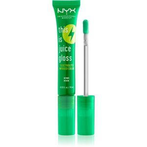 NYX Professional Makeup This Is Juice Gloss hidratáló ajakfény árnyalat 08 Kiwi Kick 10 ml