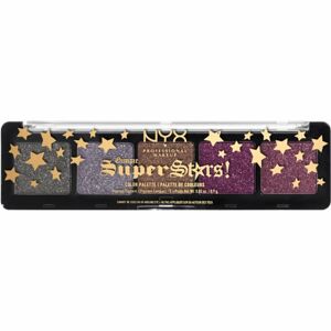 NYX Professional Makeup Gimme SuperStars! Shadow Palette szemhéjfesték paletta árnyalat 02 - Kiss My Stars 5x0,9 g