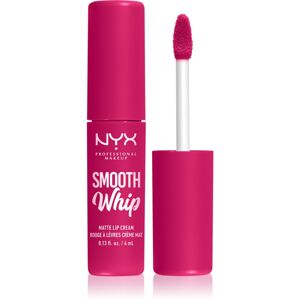 NYX Professional Makeup Smooth Whip Matte Lip Cream bársonyos rúzs kisimító hatással árnyalat 09 Bday Frosting 4 ml