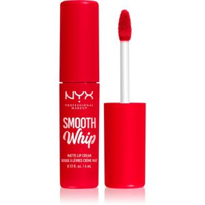 NYX Professional Makeup Smooth Whip Matte Lip Cream bársonyos rúzs kisimító hatással árnyalat 13 Cherry Creme 4 ml